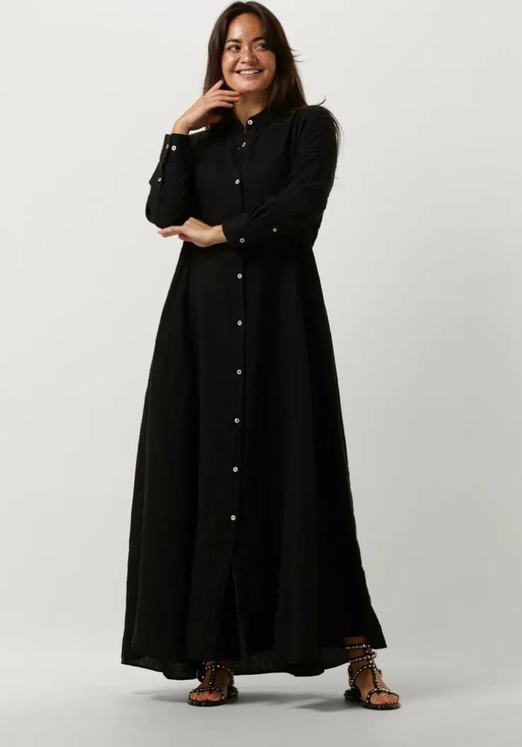 zwarte mr mood maxi jurk mrs rio