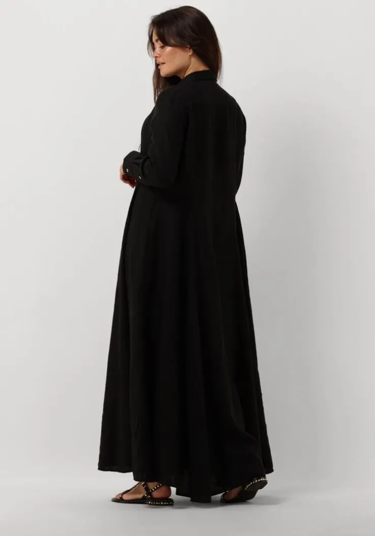 zwarte mr mood maxi jurk mrs rio
