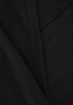 zwarte msch copenhagen midi jurk mschadelona lynette wrap dress