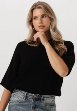 zwarte msch copenhagen trui mschamari rachelle 2/4 pullover