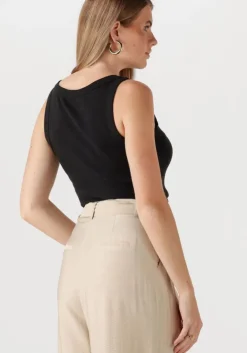 zwarte msch copenhagen t-shirt mschgubbe rasmia icon sl top