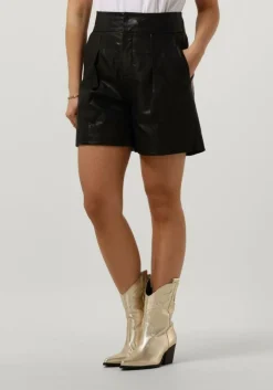 zwarte my essential wardrobe broeken 12 the leather shorts