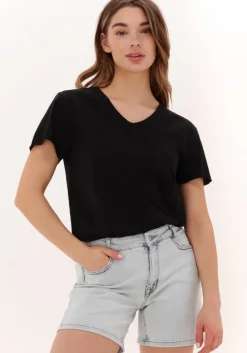 zwarte my essential wardrobe t-shirt 08 the vtee slub yarn jersey