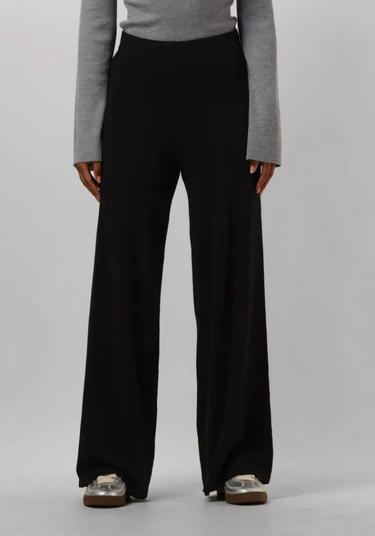 MY ESSENTIAL WARDROBE e wijde broek emmamw knit pant>DAMES Broeken
