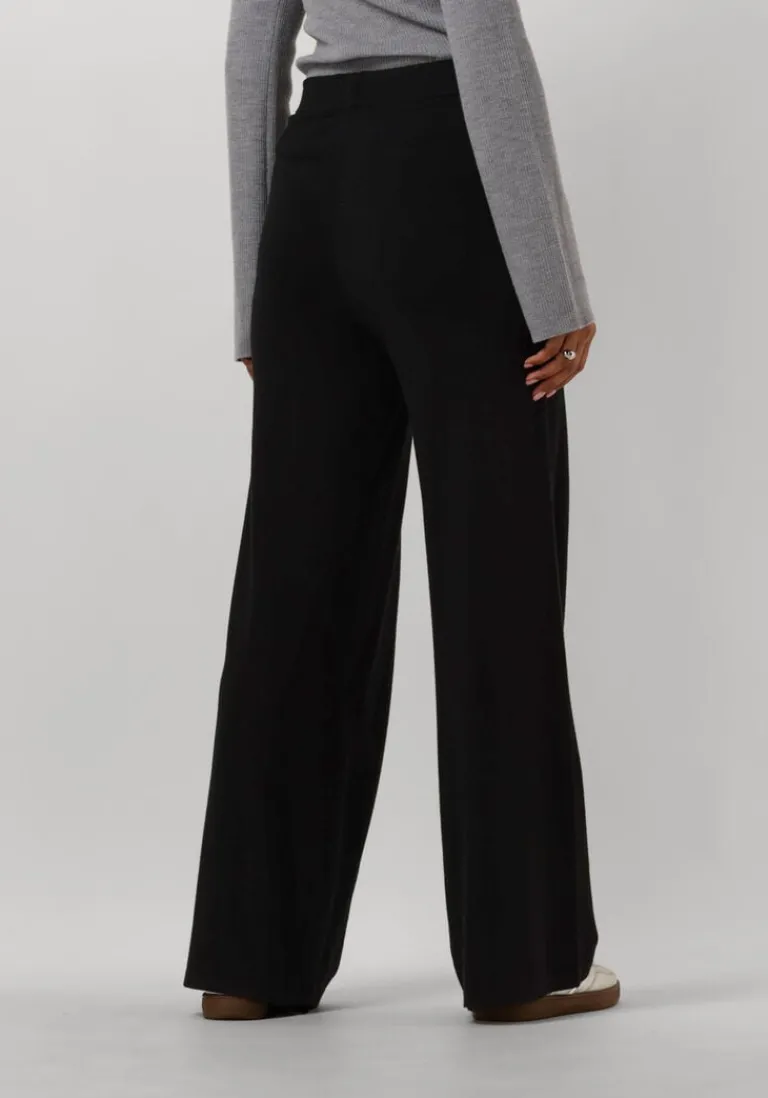MY ESSENTIAL WARDROBE e wijde broek emmamw knit pant>DAMES Broeken