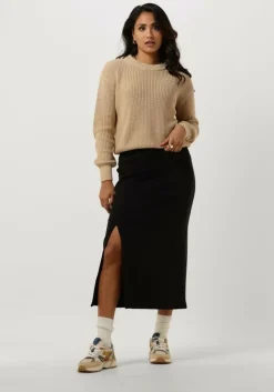 zwarte my essential wardrobe midirok ellemw skirt