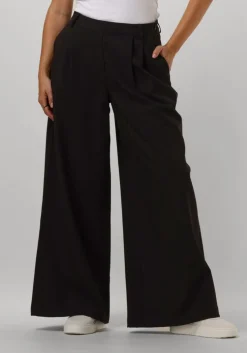 zwarte my essential wardrobe wijde broek milanmw wide pant