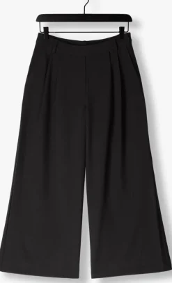 zwarte my essential wardrobe wijde broek milanmw wide pant