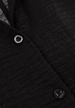 zwarte my essential wardrobe midi jurk estermw long dress