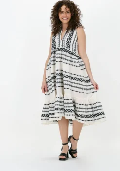 zwarte nema midi jurk gloria