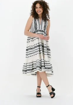 zwarte nema midi jurk gloria