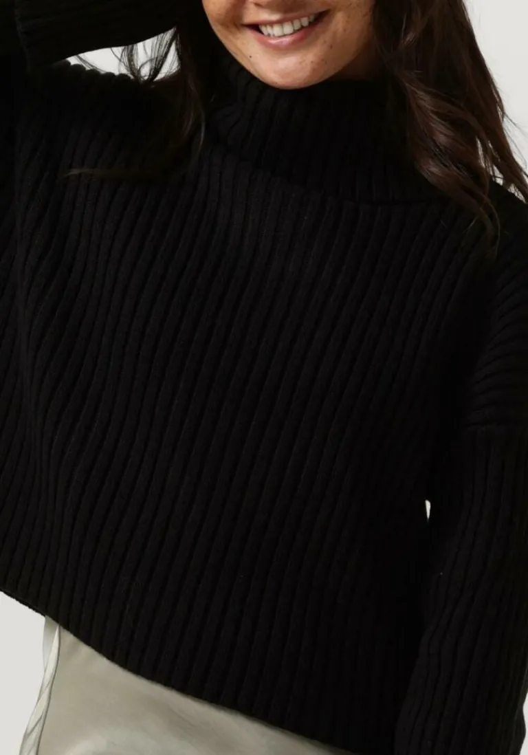 NEO NOIR e coltrui benson cropped knit blouse>DAMES Truien & Vesten