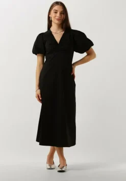 NEO NOIR e maxi jurk illana poplin dress>DAMES Jurken