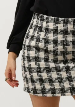 zwarte neo noir minirok helmine chic boucle skirt