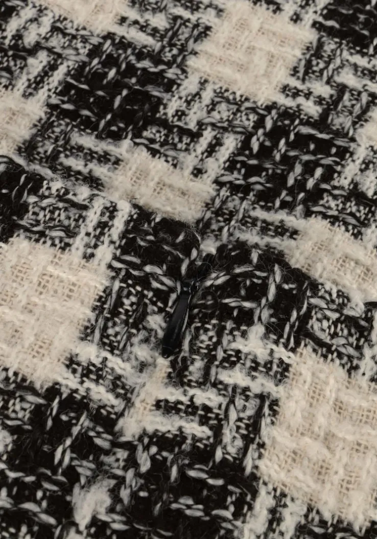 zwarte neo noir minirok helmine chic boucle skirt