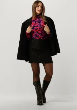 zwarte neo noir minirok helmine sequins skirt