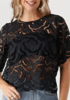 NEO NOIR e top trisha big lace blouse><noscript><img width=