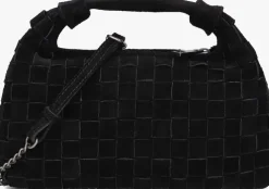 zwarte núnoo schoudertas mini dandy braid