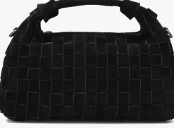 zwarte núnoo schoudertas mini dandy braid