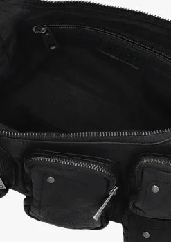 zwarte núnoo schoudertas sally small pocket