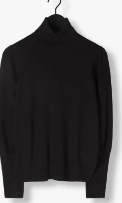 zwarte notre-v coltrui basic knit blouse