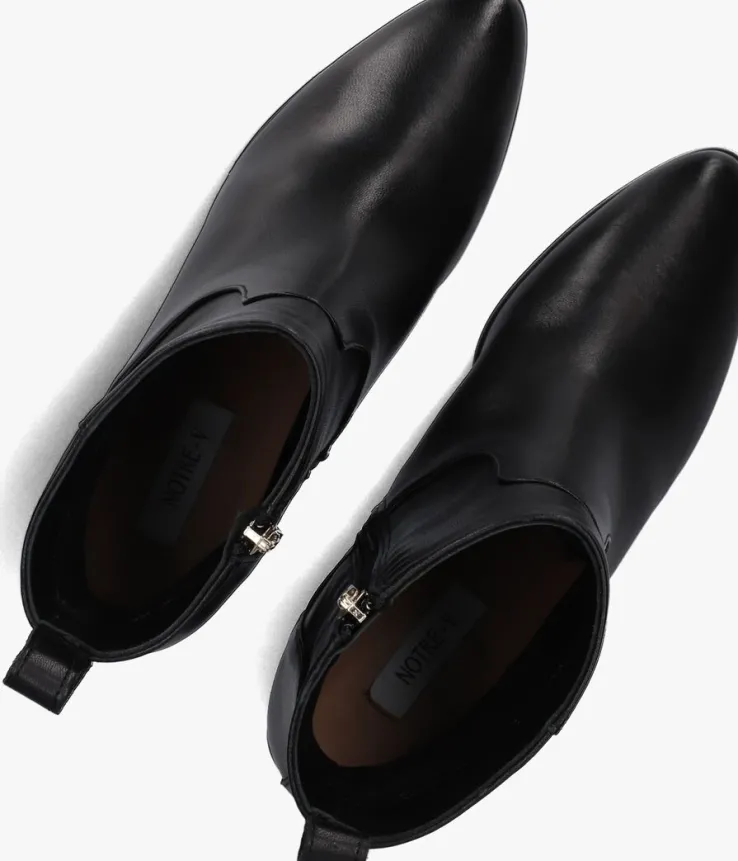 zwarte notre-v enkellaarsjes 8543