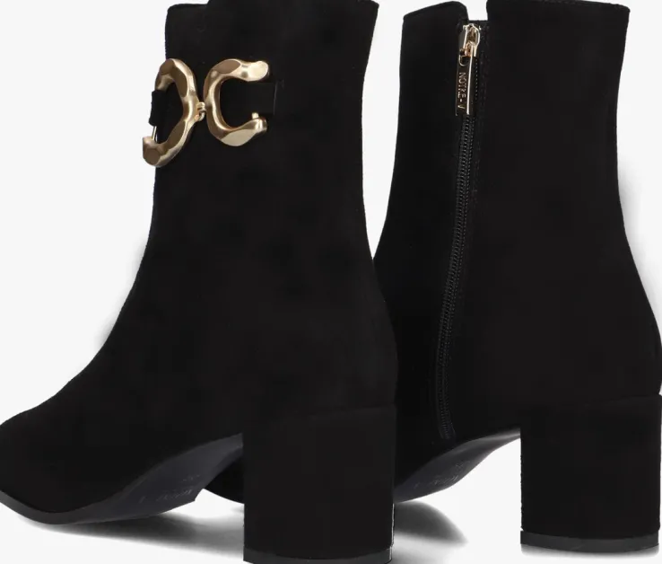 zwarte notre-v enkellaarsjes 8558