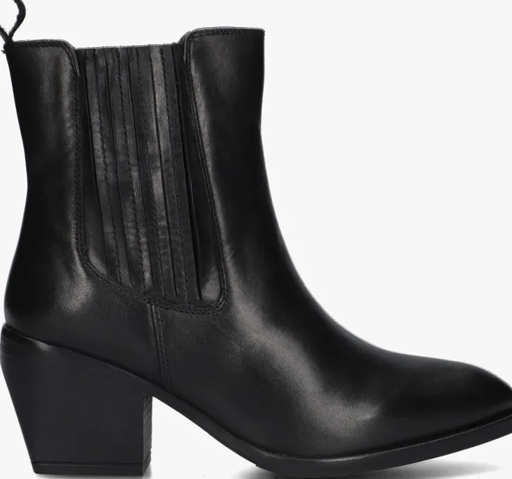 zwarte notre-v enkellaarsjes ki-4689