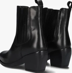 zwarte notre-v enkellaarsjes ki-4689