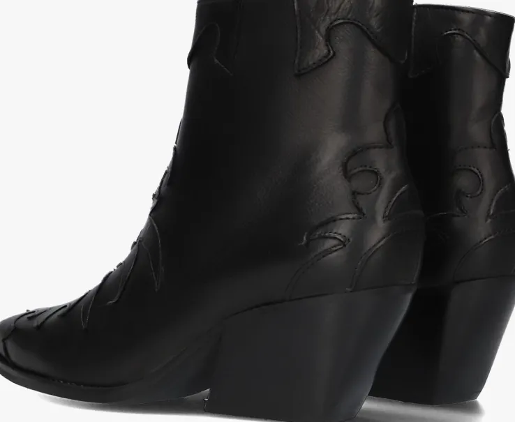 zwarte notre-v enkellaarsjes ar196