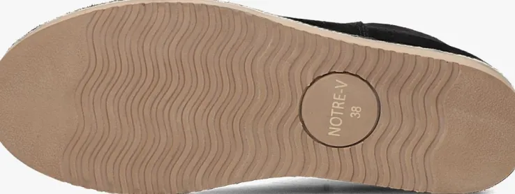 zwarte notre-v enkellaarsjes 2204-03