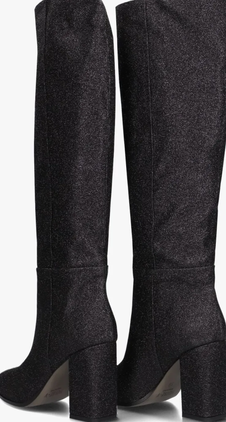 zwarte notre-v hoge laarzen x florine