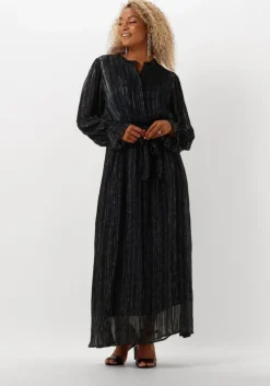 zwarte notre-v maxi jurk nv-elaine dress