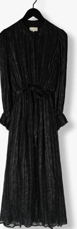 zwarte notre-v maxi jurk nv-elaine dress