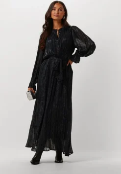 zwarte notre-v maxi jurk nv-elaine dress