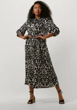 NOTRE-V e midi jurk satin dress one>DAMES Jurken