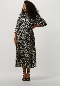 NOTRE-V e midi jurk satin dress one>DAMES Jurken