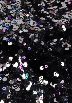 zwarte notre-v mini jurk nv-bing party dress