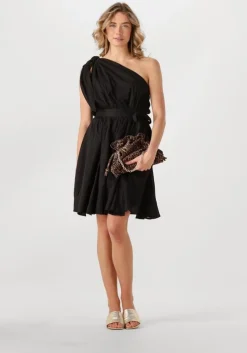 zwarte notre-v mini jurk nv-flora