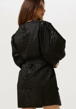 zwarte notre-v mini jurk nv-brigit mini dress