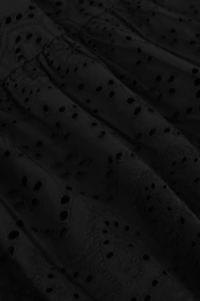 NOTRE-V e mini jurk nv-donna dress broderie anglaise dress>DAMES Jurken