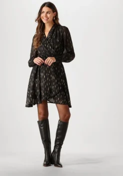 zwarte notre-v mini jurk nv-els