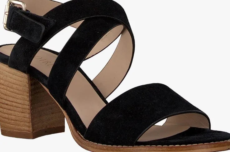 zwarte notre-v platte sandalen 4611