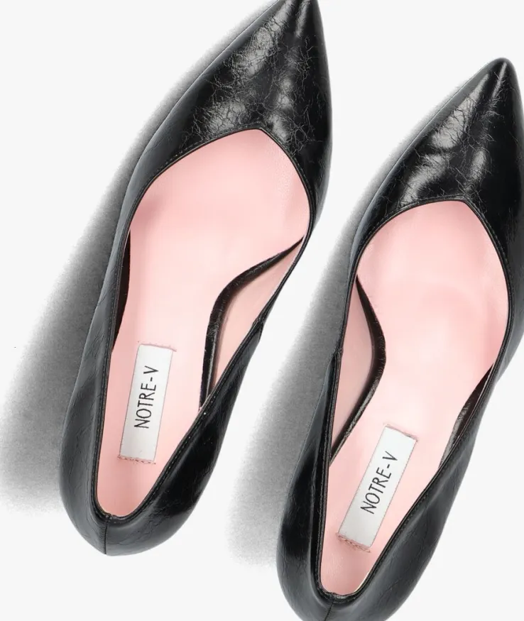 zwarte notre-v pumps 1092tf