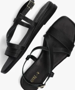 zwarte notre-v sandalen 23161