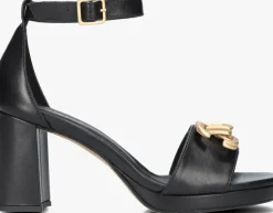 zwarte notre-v sandalen 99908