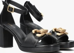 zwarte notre-v sandalen 99908