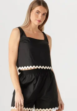 zwarte notre-v top nv-francine