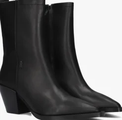 zwarte nubikk enkellaarsjes liv bootie