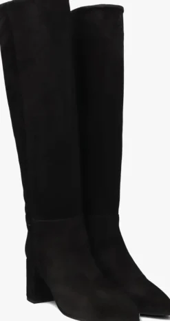 zwarte nubikk hoge laarzen isa beau